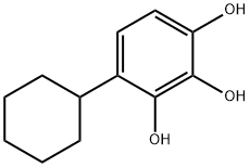 1,2,3-Benzenetriol,4-cyclohexyl-(9CI) Struktur