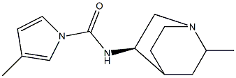 1H-Pyrrole-1-carboxamide,3-methyl-N-[(3R)-6-methyl-1-azabicyclo[2.2.2]oct- Struktur