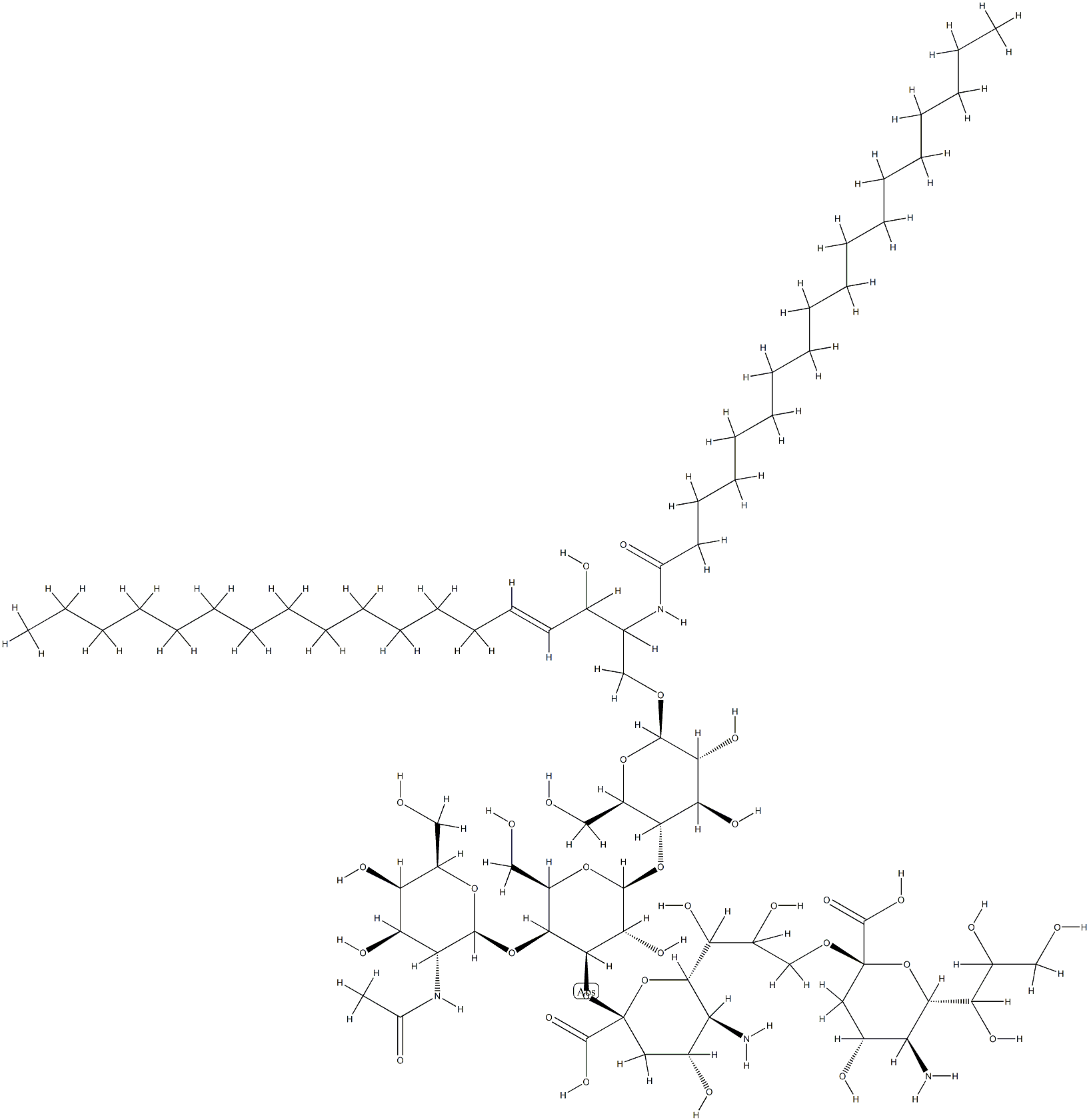 GD2-GANGLIOSIDE Struktur