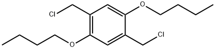 2 5-BIS(CHLOROMETHYL)-1 4-BIS(BUTOXY)BE& Struktur