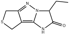 6H-Imidazo[1,2-b]thieno[3,4-d]pyrazol-2(3H)-one,3-ethyl-1,8-dihydro-(9CI) Struktur