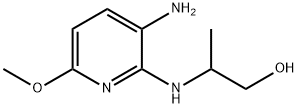 1-Propanol,2-[(3-amino-6-methoxy-2-pyridinyl)amino]-(9CI) Struktur