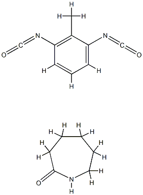 2H-Azepin-2-one, hexahydro-, polymer with 1,3-diisocyanatomethylbenzen e Struktur