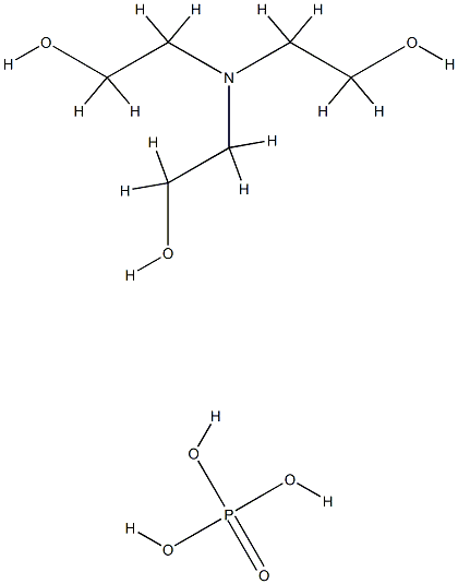 Phosphoric acid, polymer with 2,2',2''-nitrilotris[ethanol] Struktur