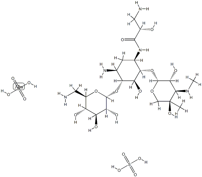 IsepamicinSulfate Struktur