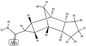 2,6-Methanocycloprop[f]indene-1-carboxamide,decahydro-,(1-alpha-,1a-alpha-,2-alpha-,2a-bta-,5a-bta-,6-alpha-,6a-alpha-)-(9CI) Struktur