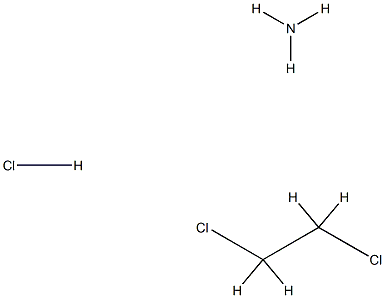 Ethane, 1,2-dichloro-, polymer with ammonia, monohydrochloride Struktur