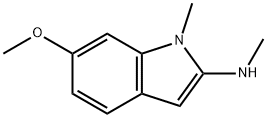 1H-Indol-2-amine,6-methoxy-N,1-dimethyl-(9CI) Struktur