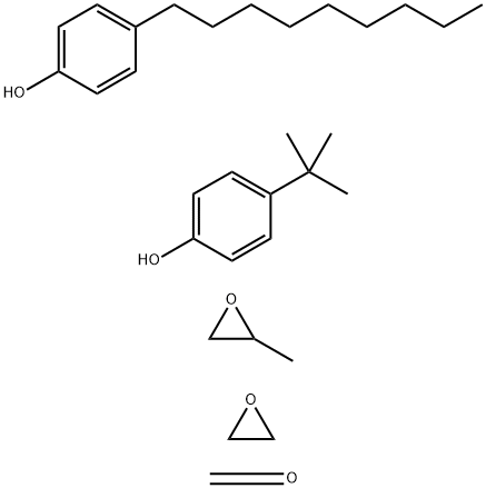 4-tert-Butylphenol, 4-nonylphenol, formaldehyde, oxirane, methyloxirane polymer Struktur