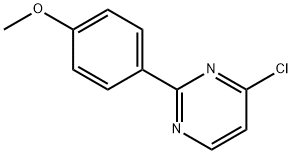 4-CHLORO-2-(4-METHOXYPHENYL)PYRIMIDINE Struktur