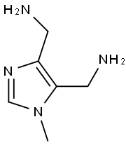 1H-Imidazole-4,5-dimethanamine,1-methyl-(9CI) Struktur