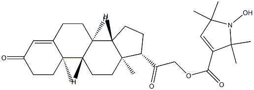 deoxycorticosterone nitroxide Struktur