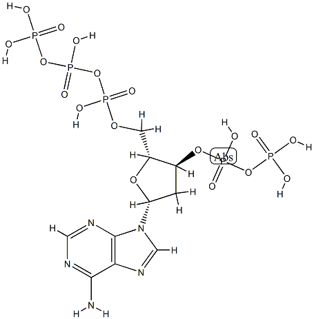 deoxyadenosine-5'-tri-3'-diphosphate Struktur