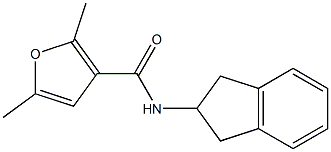 3-Furancarboxamide,N-(2,3-dihydro-1H-inden-2-yl)-2,5-dimethyl-(9CI) Struktur