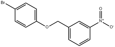 1-(4-bromophenoxymethyl)-3-nitrobenzene Struktur