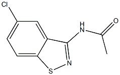 N-(4-chloro-9-thia-8-azabicyclo[4.3.0]nona-2,4,7,10-tetraen-7-yl)aceta mide Struktur