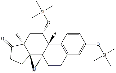 3,11β-Bis(trimethylsiloxy)-1,3,5(10)-estratrien-17-one Struktur