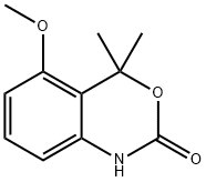 2H-3,1-Benzoxazin-2-one,1,4-dihydro-5-methoxy-4,4-dimethyl-(9CI) Struktur