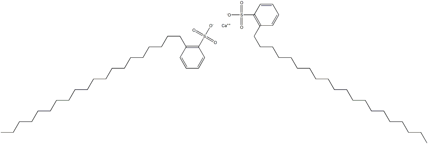 Benzenesulfonic acid, mono-C16-24-alkyl derivs., calcium salts Struktur