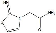 3(2H)-Thiazoleacetamide,2-imino-(9CI) Struktur