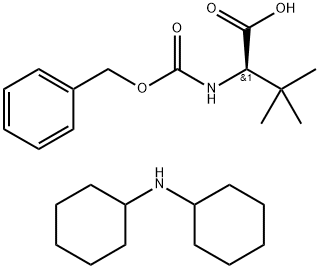 CBZ-D-叔亮氨酸二環(huán)己胺鹽, 70874-06-5, 結(jié)構(gòu)式