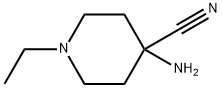 4-Piperidinecarbonitrile,4-amino-1-ethyl-(9CI) Struktur