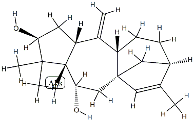 (1β)-Grayanotoxa-10(20),15-diene-3β,5,6β-triol Struktur