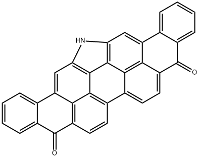 5H-Dibenzo[2,3:10,11]piceno[12,13,14,1-bcdefgh]carbazole-5,10(16H)-dione Struktur