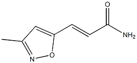 2-Propenamide,3-(3-methyl-5-isoxazolyl)-(9CI) Struktur