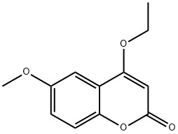 2H-1-Benzopyran-2-one,4-ethoxy-6-methoxy-(9CI) Struktur