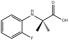 Alanine, N-(2-fluorophenyl)-2-Methyl- Struktur