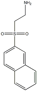 2-(naphthalen-2-ylsulfonyl)ethanamine Struktur