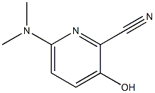 2-Pyridinecarbonitrile,6-(dimethylamino)-3-hydroxy-(9CI) Struktur