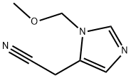 1H-Imidazole-5-acetonitrile,1-(methoxymethyl)-(9CI) Struktur