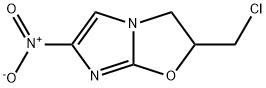 2-Chloromethyl-6-nitro-dihydroimidazooxazole Struktur