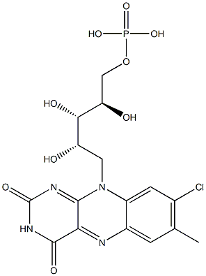 8-chloro-FMN Struktur