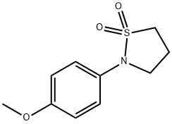 2-(4-Methoxyphenyl)isothiazolidine 1,1-dioxide Struktur