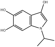 1H-Indole-3,5,6-triol,1-(1-methylethyl)-(9CI) Struktur