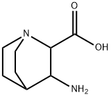 1-Azabicyclo[2.2.2]octane-2-carboxylicacid,3-amino-(9CI) Struktur