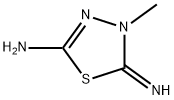 1,3,4-Thiadiazol-2-amine,4,5-dihydro-5-imino-4-methyl-(9CI) Struktur