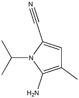 1H-Pyrrole-2-carbonitrile,5-amino-4-methyl-1-(1-methylethyl)-(9CI) Struktur