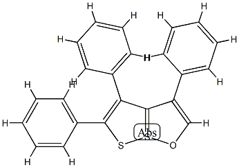 3,4,5-Triphenyl[1,2]dithiolo[1,5-b][1,2]oxathiole-7-SIV Struktur