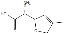 threo-Hex-4-enonic acid, 2-amino-3,6-anhydro-2,4,5-trideoxy-5-methyl- (9CI) Struktur