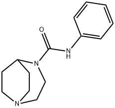 1,4-Diazabicyclo[3.2.2]nonane-4-carboxamide,N-phenyl-(9CI) Struktur