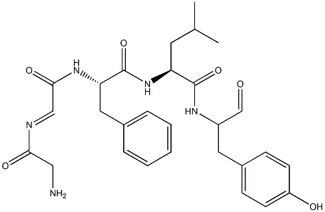 enkephalin, N-cyclo-Leu(5)- Struktur