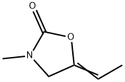 2-Oxazolidinone,5-ethylidene-3-methyl-(9CI) Struktur