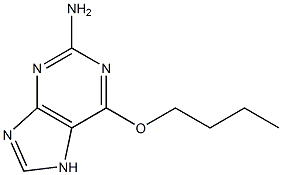 O(6)-n-butylguanine Struktur