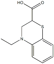 2H-1,4-Benzothiazine-2-carboxylicacid,4-ethyl-3,4-dihydro-(9CI) Struktur