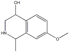 4-Isoquinolinol,1,2,3,4-tetrahydro-7-methoxy-1-methyl-(9CI) Struktur