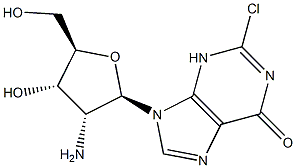 2'-amino-2'deoxy-2-chloroinosine Struktur